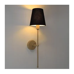Zidna lampa MADELA 1xE14/40W/230V crna/bež