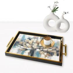 Aberto Design Poslužavnik TPA9841 50 x 29 x 3.5 cm, Šareni