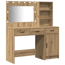 Toaletni stol 2 pcs Smeđa 78,5 x 41 x 135 cm Konstruirano drvo