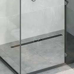 Odvod za tuš s Dječjim pokrivačem Crna 90 cm
