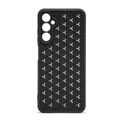 Futrola Honeycomb Color za Samsung A05S, Crna