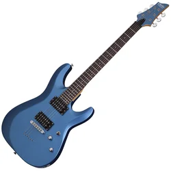 Schecter C-6 Deluxe Satin Metallic Light Blue Električna kitara