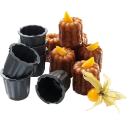 PEKAČ EXOGLASS CANNELE 45 mm/5cl MATFER - 6 kos