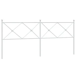 Vidaxl Kovinsko nadomestno vzglavje belo 193 cm