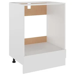 Vidaxl Omarica za pečico Riga bela 60x46x81,5 cm iverna plošča