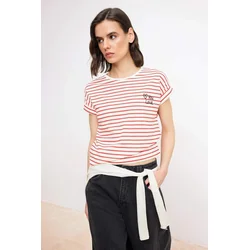 Trendyol Milla Ženska majica TWOSS26TS00235, Crvena