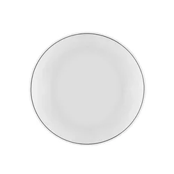 Bormioli Rocco White Moon globok krožnik bel 23 cm
