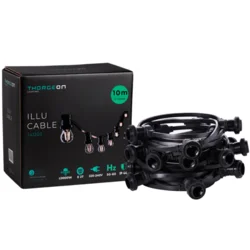 String lights Thorgeon Black 2000 W 10 m 10