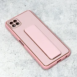 TELEMPIRE Maska Leather Armor za Samsung A226B Galaxy A22 5G roze