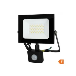 307-239 LED REFLEKTOR S SENZOROM POKRETA 120 STUPNJEVA/30W/4000K/2550L/IP44/CRNI