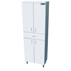Lapino Ormar za kupatilo sa policama 150x50cm, 020 Beli