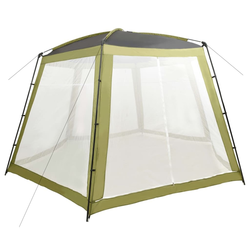 Šator za bazen od tkanine 500 x 433 x 250 cm zeleni