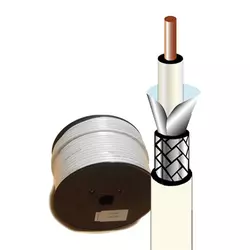 Koaksialni kabel RG6 (Cu) 7mm/75ohm, kolut 100m
