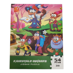 Slagalica Fairytale dwarfs, 54 dela