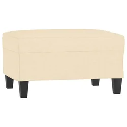 Vidaxl Stolček za noge krem 70x55x41 cm blago