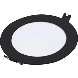 Rabalux Plafonjera Shaun2, 6W, 4000K, Okrugla, Crna