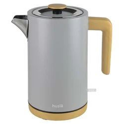 Greatstore Električni kuhalnik 1,5 L sive barve HUSEL 73904