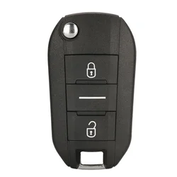 KigoAuto Kućište ključa sa 2 dugmeta za Citroen/Peugeot, Mač va2