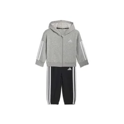Adidas Komplet trenerka za dečake I 3S Fz Fl Jog JY8589, Sivo-crna