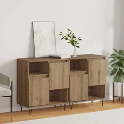 Kreveta 2 pcs Umjetnički hrast 60 x 35 x 70 cm