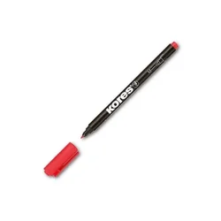 Kores permanentni marker M za CD - rdeč