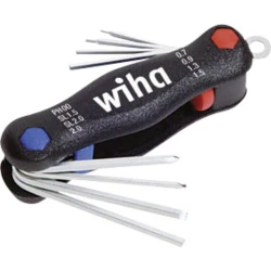 WIHA Mini set 6-ugaonih ključeva 8/1, W 27936 MultiTool Mini Pocketstar crni