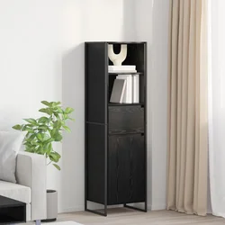 Ormarić za knjige s ladicama Crni hrast 43 x 36 x 150.5 cm