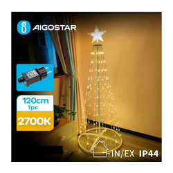 Aigostar-LED Spoljašnja božićna dekoracija LED/3,6W/31/230V 2700K 120cm IP44
