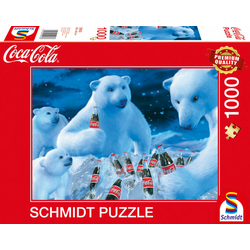 Schmidt - Puzzle Coca Cola - polarni medvjedi - 1 000 dijelova