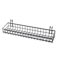 Opviq Zidna dekoracija WR011, 40x9x11 cm,  Crna