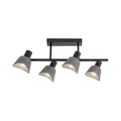 Rabalux Plafonska stop lampa Farelia, 4xE14, D57cm, Siva