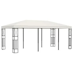 Vidaxl Paviljon 3x6 m krem blago