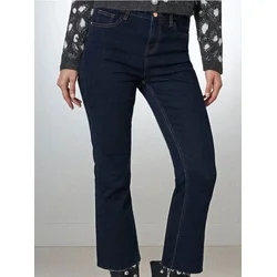 Sinsay - Farmerke kick flare kroja - steel blue