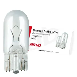 1/1 Sijalica za auto W5W T10 5W 24V Amio