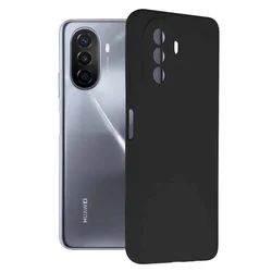 Techsuit - Soft Edge Silicone maska za Huawei Nova Y70 - crna