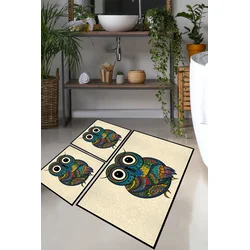 Lessentiel Maison Set 3 prostirke za kupatilo Šareni