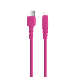 SETTY Kabl USB-Lightning 1.5m, 2.1A KSA-L-1.526, Roze