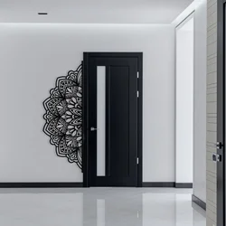 Wallity Zidna dekoracija Vaveyla, 160 x 57 cm, Crna