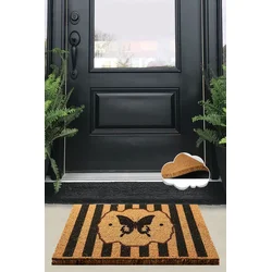 Conceptum Hypnose Otirač Papillon - Black, 40 x 60 cm