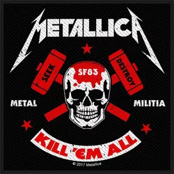 Metallica Metal Militia Sew-On Patch
