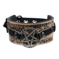 Zapestnica Pentagram - rjava - LSF1 54