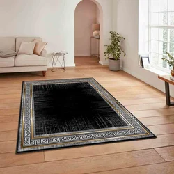 Conceptum Hypnose Tepih HM-CRP25-28, Pravougaoni, 120 x 180 cm, Crni