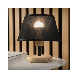 Brilagi - LED stona lampa ANTHONY 1xE14/40W/230V hrast/crna