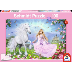 Otroška sestavljanka puzzle 100-delni Schmidt Princeska