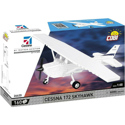 Cobi Cessna 172 Skyhawk-bela, 1:48, 160 KM