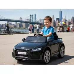 Audi TT RS – Licencirani Dečiji Automobil na Akumulator Crni (12V)