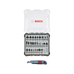 Bosch Set burgija za glodalicu, Snap-off nož 0615997654