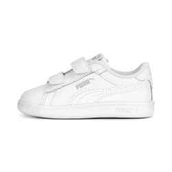Puma Smash 3.0 Leather V Sneakers Baby, White, Size 25, Shoes