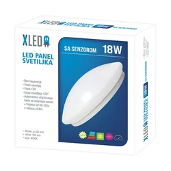 XLED SL-X-P3001803 18W Nadgradni okrugli LED panel 4000K,1350Lm,senzor pokreta