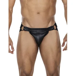 Cut4Men JOCKSTR4P02 Jock Snap Black L/XL